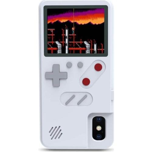 LCD Screen Handheld Retro Game Console Phone Case For iPhone 11 Pro Max 6 7 8 XR X XS Classic Portable Video Game Player