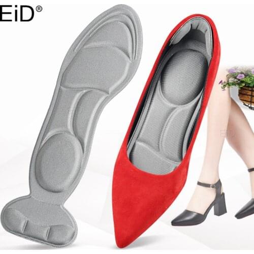 EiD 4D Stretch Soft Sponge Insoles Breathable Running Cushion Insoles For Feet Man Women Insoles For Shoes Sole Orthopedic Pad