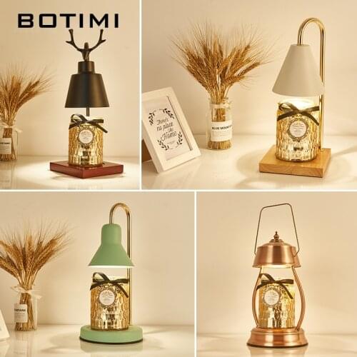 Electric Wax Candle Melt Creative Aromatherapy Table Lamp Melting Wax Hotel Fragrance Bedside Lighting Bedroom Reading Lights