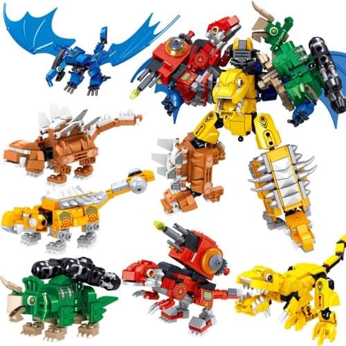 1294pcs DIY Voltron Force Figure Scaled-down Lion 5in1 Kids Toys Sets Model Building Blocks Bricks Robot