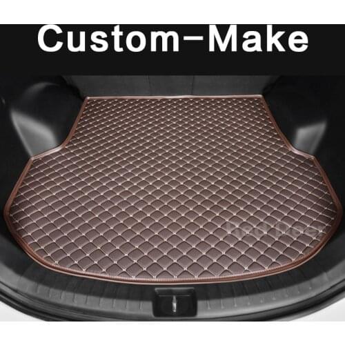 Custom car trunk mat for VW Volkswagen Passat CC Variant wagon B5 B6 B7 B8 Tiguan Touareg Multivan high quality carpet liner