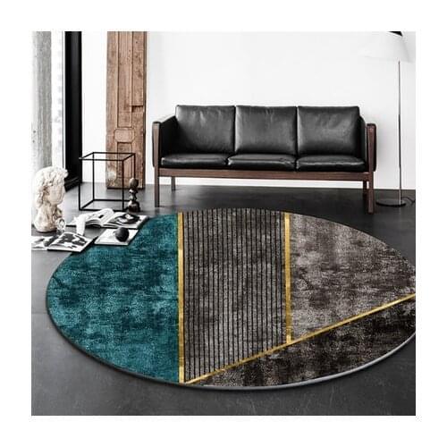 Round Carpet Lliving Room Tea Table Study Computer Chair Cushion Nordic Light Luxury Bedroom Bed Blanket Moden Hanging Basket M