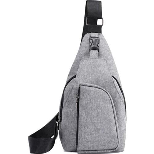 New Style Multifunctional Man Chest Pack Korean Waterproof Nylon Oblique Span Bag Small Waist Bag
