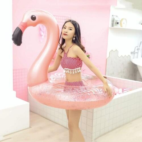 Inflatable Swimming Pool Float Swimming Ring Round Rubber Ring Adult Floating Seat Summer Beach Party Swimming Pool Toy