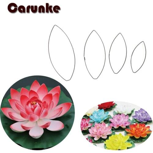 Water Lily Petal Flower Cutters set Cake Decorating Tools Fondant Mold