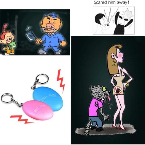 120db Outdoor Mother Portable Egg Shape Self Defense Alarm Girl Women Child Security Protect Kids Alert Safety Scream Loud Alarm