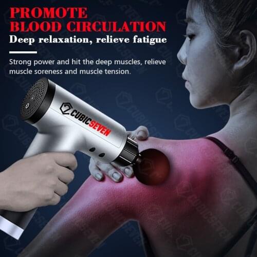 New Smart Massage gun Deep Muscle Relaxation Portable Electric Massager Muscle Pain Relief Pain Muscle Stimulator Relax Body