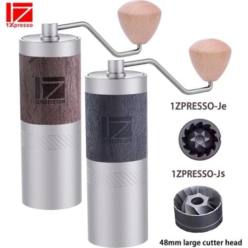 1ZPRESSO je Manual Grinder Stainless Steel Coffee Grinders Portable Coffee Bean Grinder Aluminum Manual Coffees grinders