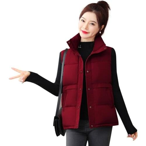 ZB5056 2021 spring autumn and winter new waistcoat Youth pop women fashion thick vest coat cheap wholesale