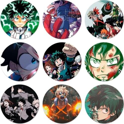 Boku no Hero Academia Icons Pins Badge Decoration Brooches Metal Badges For Clothes Backpack Decoration