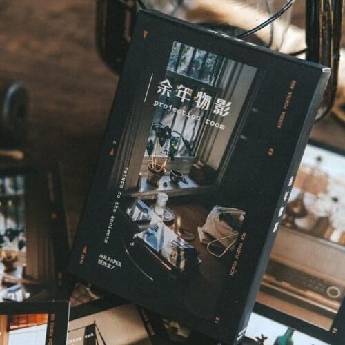 30 Pcs/Set Retro Projection Room Postcard Vintage Photo Greeting Cards Message Card Stationery