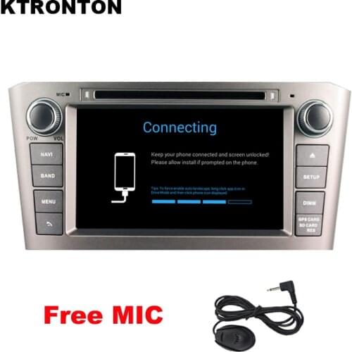 4GB RAM Octa-core Android 9.0 Car DVD Player for Toyota Avensis T25 2003-2008 Radio RDS GPS WiFi DVR, Support SWC OBD DAB+ 4G