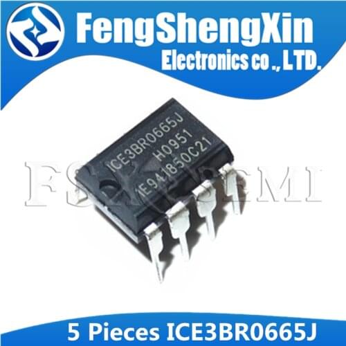 5pcs ICE3BR0665JZ DIP-8 3BR0665JZ ICE3BR0665J DIP 3BR0665J DIP8 ICE3BR0665 Off-Line SMPS Current Mode Controller