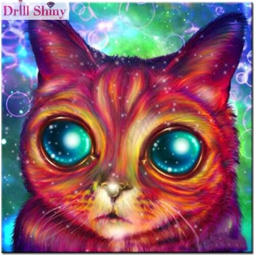5D DIY Diamond Painting cat Animal Mosaic square Rhinestone Embroidery Child Puzzle Cross Stitch kits Gifts Diamond embroidery