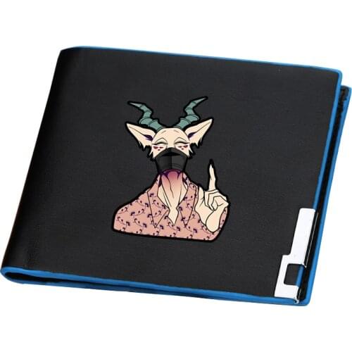 BEASTARS Louis Legoshi Anime Money Bag Women Short Wallet Pu Leather Cute Purses Brand ID Card Holder Boys Clutch