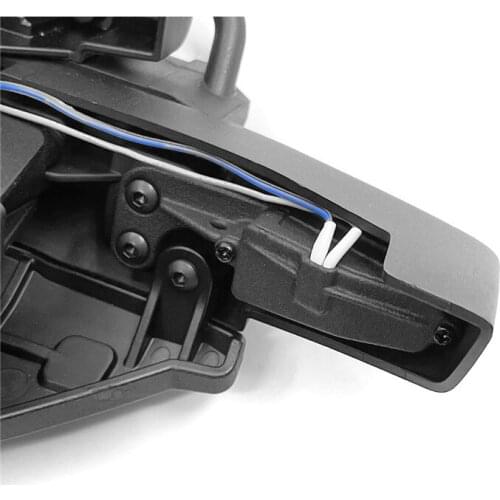 For TRX-4 new BRONCO RC Car Modification Part Metal Front Bumper Built-in Spotlight LED Car Light