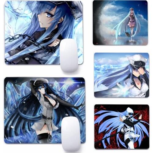 Esdeath Akame Ga Kill Anime Mouse Pad Deskpad Gaming Writing Desk Mat Keyboard Mats For Office Home Computer Mousepad