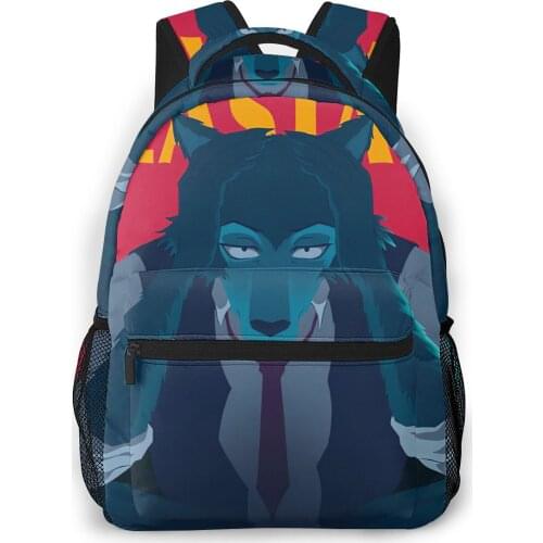 Legoshi,Beastars Anime Manga Backpack for Girls Boys Travel RucksackBackpacks for Teenage school bag