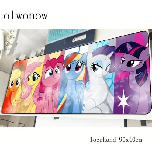 My little pony mouse pad Adorable 900x400x2mm mousepads gaming mousepad gamer best personalized mouse pads keyboard pc pad