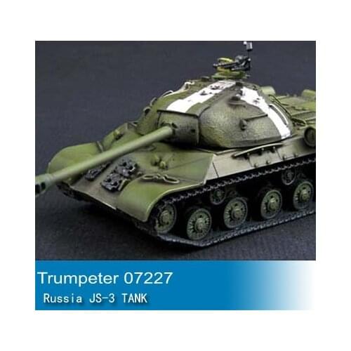 1:72 Scale Tank Model 07227 Soviet JS-3 Tank Assembly Model Tank Building Kits DIY Tank Collection