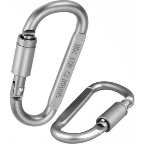 EDC Climbing Travel Hooks Kit Camping Equipment Alloy Aluminum Survival Gear Mountaineering Hook Mosqueton Carabiner Outdoor