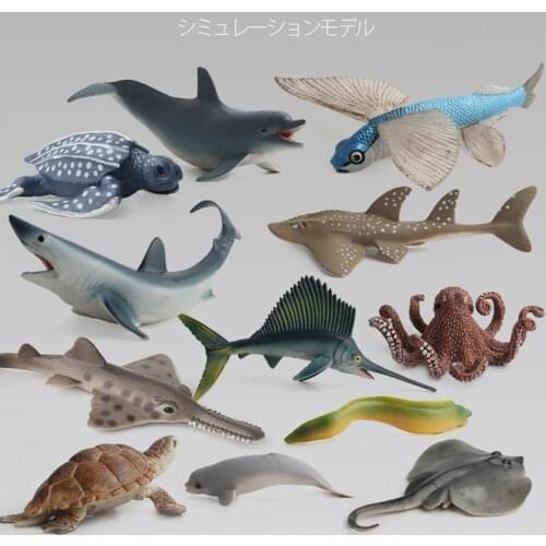 New Kids Simulation Ocean Sea Life Toys Children Hobbies Solid Model Decoration Action Toy Figures Gift Child Toys Seabed Animal
