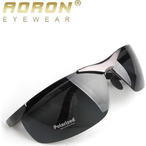Aoron Mens Aluminum Magnesium Polarized Sunglasses Womens Classic Fashion Designer Goggles Brand Uv400 Glasses Oculos Shades