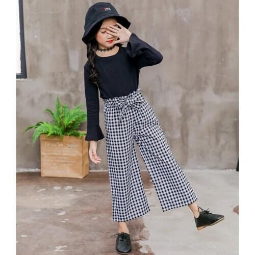 Teenager Girls Clothes Set Spring Casual Outfit 2PCS Children Clothes Suit Kids Costume For 2-12 Years