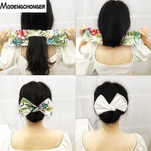 Printed Ball Head Hair Styling Tool Fast Coiled Hair Iron Stewardess Fower Bud Hair Ornament Lazy Curling Iron Hair Accessories