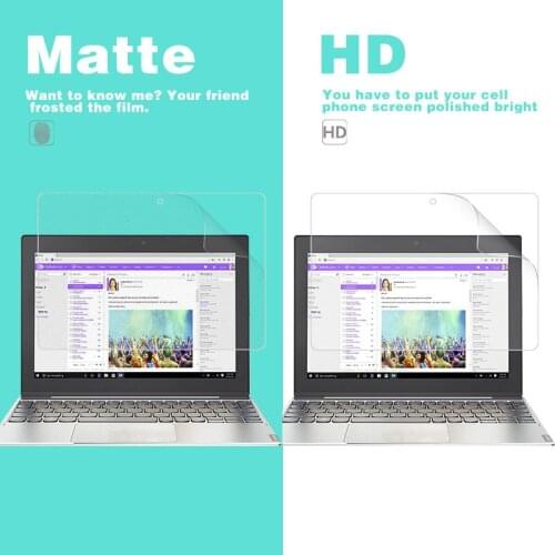 Front HD LCD Clear Glossy Film For Lenovo Miix 520 (i7 8550U) 12.2 in Anti-Glare Matte Film Screen Protector Film + cloth