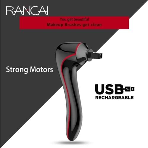 Type C USB Rechargeable Makeup Brush Cleaner Automatic Fast Electric Convenient Quick Dry Silicone Cleaning Brushes Wash Tool