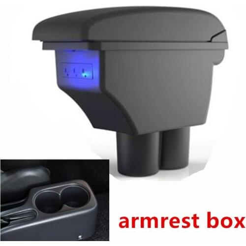 For Suzuki Jimny armrest box +3USB Leather Center New Storage Box Modification