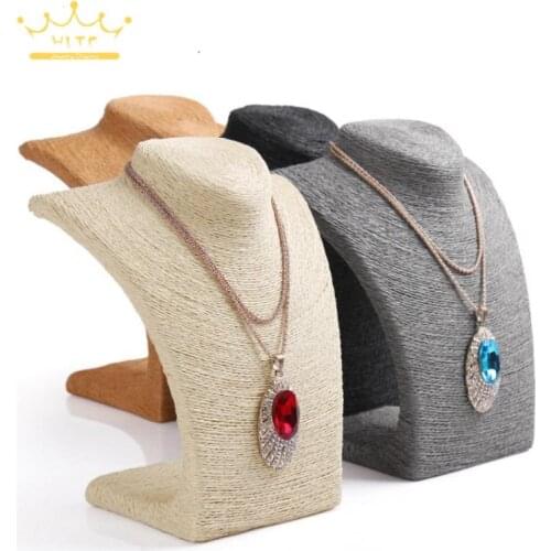 Pvc Portrait Neck Wrap Necklace Display Stand Jewelry Pendant Jewelry Stand L Shape Pendant Display Stand