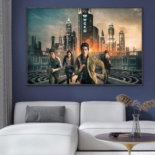 SP079 Silk Cloth Wall Poster Maze Runner The Death Cure Art Home Decoration Gift