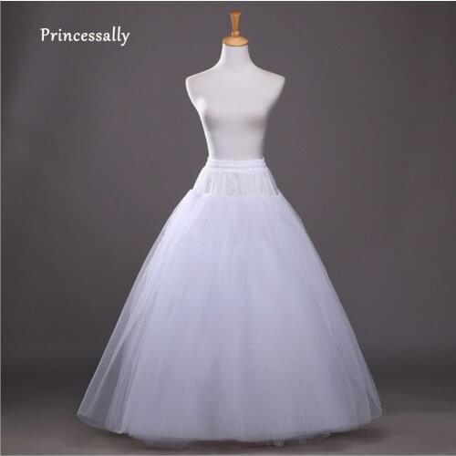 Wedding Decoration White Petticoat For Wedding Long Underskirt Petticoat Woman Rockabilly Dress Wedding Accessories Princessally