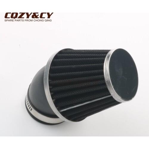 42mm high quality air filter for HONDA Smart Dio ZOOMER125 Today PCX 125 150 45-degree angle