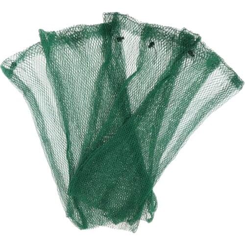 5pcs Nylon Mesh Aquarium Pond Filter Media Net Bag , 58x30cm Green