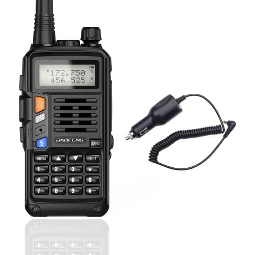 BaoFeng UV-S9 Plus10W Powerful Dual Band Ham Handheld Two Way Radio Walkie Talkie with 2800mAh Battery&Car Charger