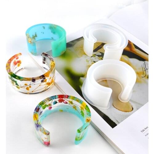 C-shaped bracelet mirror silicone mold DIY decoration mold for jewelry accessories decoration tools