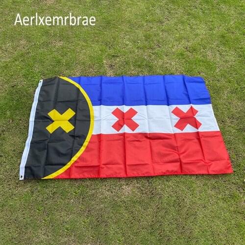 Aerlxemrbrae flag 90*150cm Lmanberg Flag Flying Banner Polyester L'Manburg Lmanburg Manburg SMP Dream