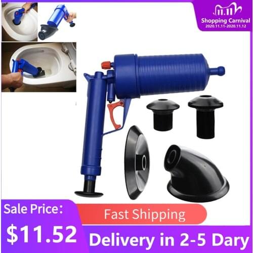 Hot Sale Air Power Drain Blaster gun High Pressure Powerful Manual sink Plunger Opener cleaner pump for Bath Toilets Bathroom