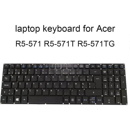 Backlit keyboard R5 571 Replacement keyboards for Acer Aspire R15 R5 571T BE Belgium black KB LV5P A52BWL NSK REEBU best sell