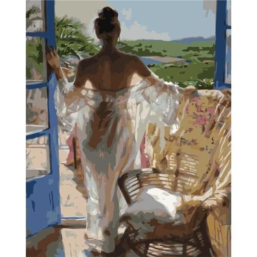 Kpymo Paintings By Numbers On Canvas