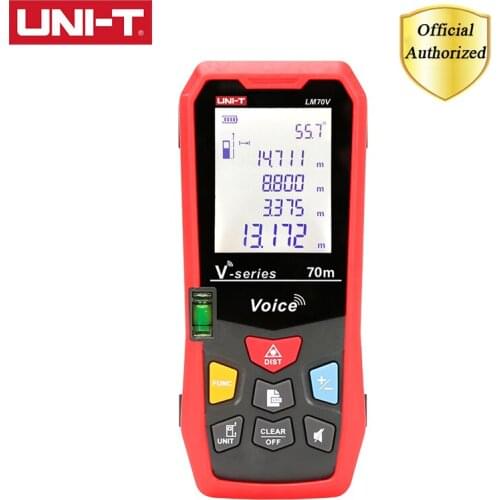 UNI-T LM70V 70 Meters Voice Broadcast Laser Range Finder USB Charging