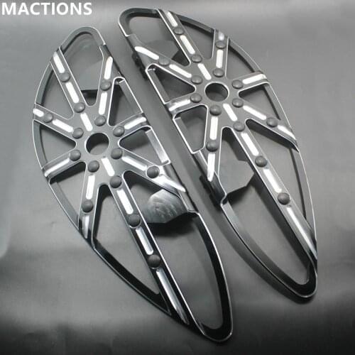 Motorcycle Accessories Pedal Driver Floorboards Aluminum Motorcycles Black For Harley Sportster 883 1200 Touring Dyna & Softail