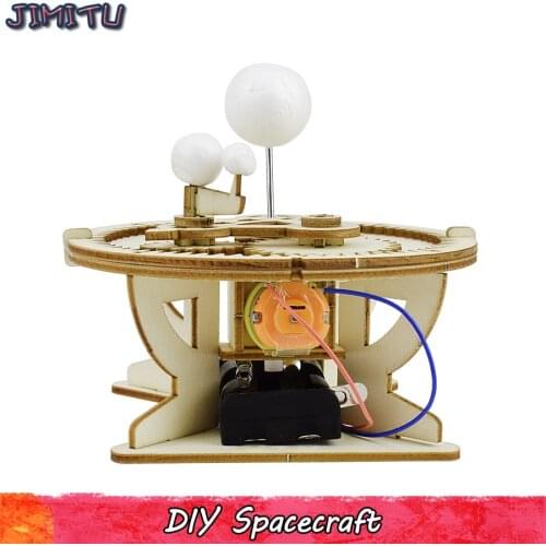 Universe Planet Motion DIY Kits Toys for Children Electric Assembly Model Kit Simulation Instrument Experiment Education Gifts