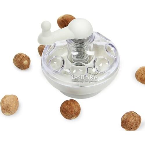 Stainless Steel & ABS Nutmeg Mill / Amomum Kravanh Round Cardamom Grinder - Muskatmuhle for kitchen coffee making supplies