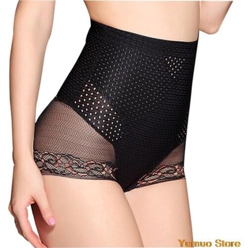2021 New Women Body-sculpting Panties Lady High Waist Lace Panties Postpartum Shaping Girdle Regaining Butt-lifting Woman Tights