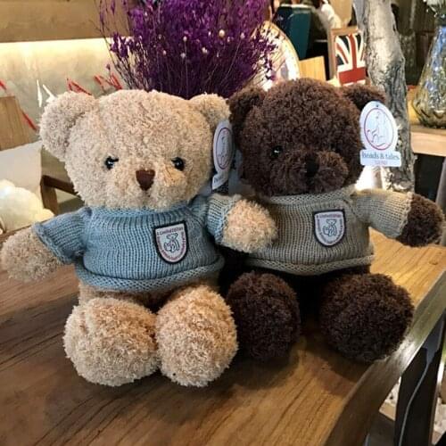 Spot Wholesale Sweater Teddy Bear Doll Large Hug Bear Plush Toy Wedding Grab Machine Doll