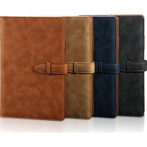 RuiZe A5 hardcover notebook 2020 leather planner agenda organizer office notebook B5 big business notepad note book soft cover